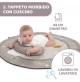 Chicco Palestrina dei Colori Beige 3in1, Palestrina Neonato Multifunzione Elettronica con Tappeto, Proiettore Stelle, Luce Notturna Removibile e Melodie Rilassanti, Giochi Neonato 0+ Mesi